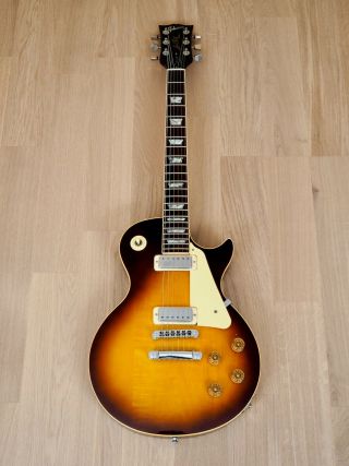 1978 Gibson Les Paul Deluxe Vintage Electric Guitar Tobacco Sunburst w/ Case 2