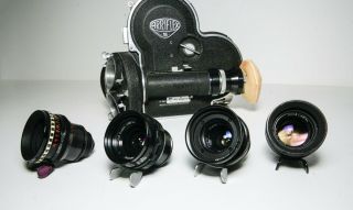 Vintage Arriflex 16mm Cine Camera Model 16S with 5