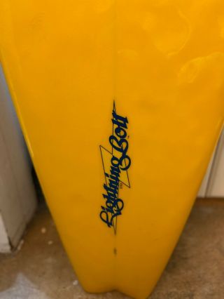 Gerry Lopez Lightning Bolt Surfboard 6’5 Pure Source Vintage Surfboard Hawaii
