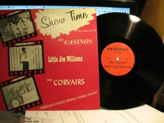 V/a Show Time Rock / R&b Lp On Starway Records Casinos Joe Williams,  Corvairs