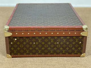 Louis Vuitton Alzer 65 Monogram Hard Sided Suitcase Vintage Trunk With Tray 4