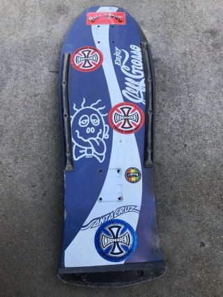 Vintage Jeff Grosso Skateboard Deck Formula W/rails & Skid Tail