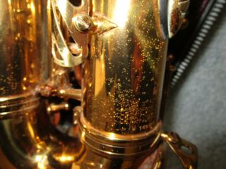 Vintage Selmer Paris Mark VI Alto Saxophone Mother Pearl Keys Engraved in Case 5