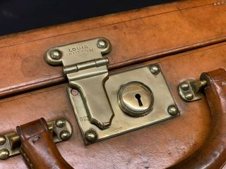 Vintage Leather Louis Vuitton Suitcase 5