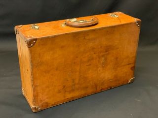 Vintage Leather Louis Vuitton Suitcase 6