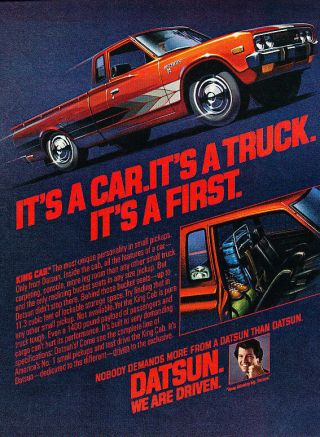 1978 Datsun King Cab Truck - Classic Vintage Advertisement Ad H23