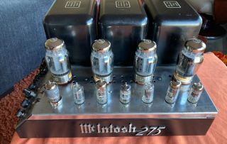 Mcintosh Mc275 Stereo Vintage Tube Amplifier For Resto Ration Or Parts