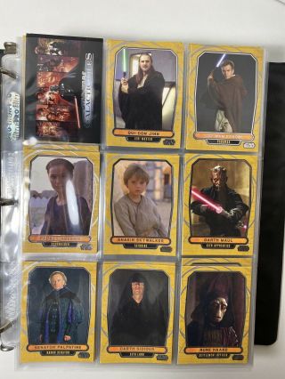 2012 Topps Star Wars Galactic Files Complete Set 350 Cards (1 - 350) In Binder