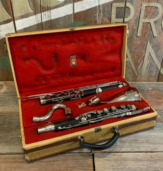 Vintage Leblanc Paris Wood Bass Clarinet - Completely Repadded & Rebuilt