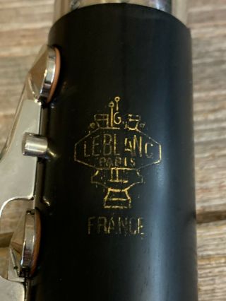 Vintage Leblanc Paris Wood Bass Clarinet - Completely Repadded & Rebuilt 4