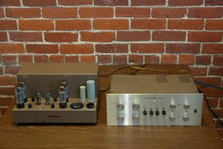 Vintage Marantz Preamplifier 7c And Amplifier 8b