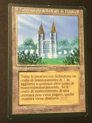 The Tabernacle At Pendrell Vale Italian Legends Mtg Magic Vintage Played