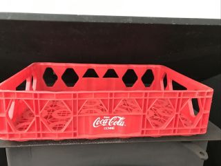 Vintage Red Plastic Coca - Cola Crate Enjoy Coca - Cola