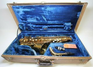 Vintage 1937 Selmer Balanced Action Alto Saxophone W/ Case