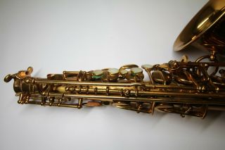 Vintage 1937 Selmer Balanced Action Alto Saxophone w/ Case 4