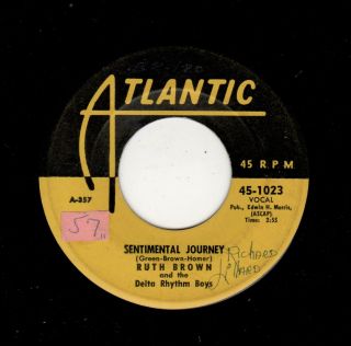 Early Doowop - Ruth Brown/delta Rhythm Boys - Sentimental Journey/it 