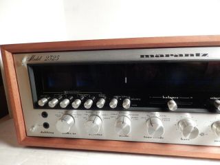 Vintage Marantz 2325 Receiver AM/FM & Wood Case 3