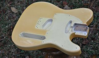 1971 Vintage Fender Telecaster Ash BODY Olympic Oly WHITE 1970s Tele 3