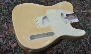 1971 Vintage Fender Telecaster Ash BODY Olympic Oly WHITE 1970s Tele 5