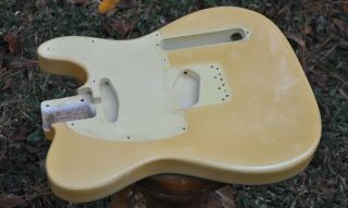 1971 Vintage Fender Telecaster Ash BODY Olympic Oly WHITE 1970s Tele 6