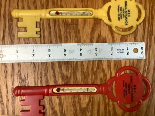 Vintage Advertising Plastic Key Thermometer M&r Appliance Odessa Texas