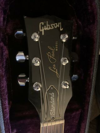 1980 USA Gibson Les Paul Standard Electric Guitar w/ case Black Vintage 4