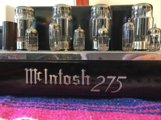 Mcintosh Mc275 Stereo Vintage Tube Amplifier Recent Service & Testing