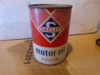 Vintage Skelly Cardboard Oil Can Collector