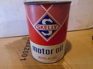 Vintage Skelly Cardboard Oil Can Collector 2