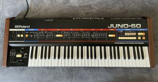 Vtg Roland Juno - 60 1982 Synthesizer / Keyboard Excellent/clean