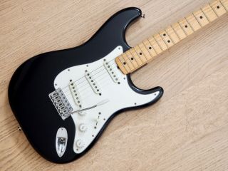 1982 Fender Stratocaster Dan Smith Vintage Electric Guitar Black W/ Case