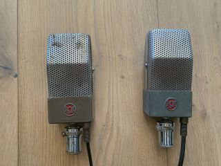 Rca 74b Ribbon Vintage Microphone Pair -