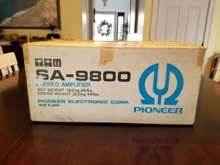 Pioneer SA - 9800 Vintage Stereo Amplifier 