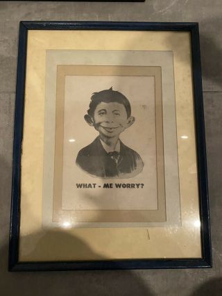 Mad Tv “what Me Worry” Alfred E.  Neuman Print