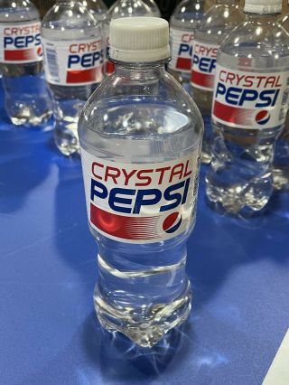 Crystal Pepsi Clear 20 Oz Expired Bottle 2017 - Full 2