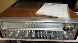 Pioneer Sx - 1250 Vintage Stereo Receiver - Serviced - Cleaned - - 160 Wpc