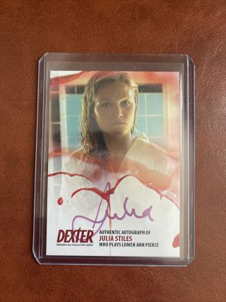 Julia Stiles Dexter Auto Autograph Signed Card Bourne Identity 10 Things I Hate
