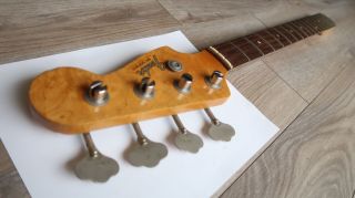 1966 Fender Precision Bass Neck / Tuners Rosewood Vintage P 5apr66c Exc