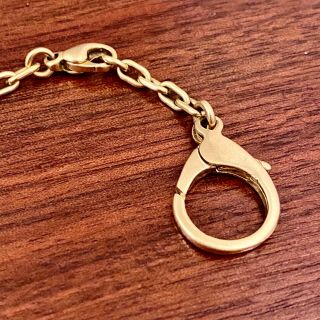 RARE VINTAGE TIFFANY & CO SOLID 18K YELLOW GOLD VALET KEYCHAIN ITALY 12.  3G 2
