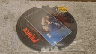 Rare Vinyl 12 " Prince Interview Bat Shaped Picture Disc 1990 Tts 1021