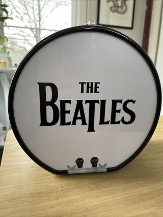 Beatles Black And White Shaped Tin Tote Lunch Box 72170