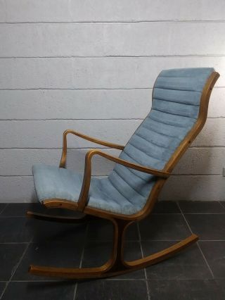 Heron Rocking Chair Vintage Mid Century Modern Mitsumada Sugadawa Tendo Mokko 3