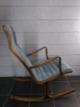 Heron Rocking Chair Vintage Mid Century Modern Mitsumada Sugadawa Tendo Mokko 4