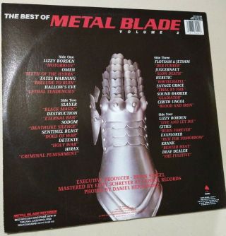 The Best of METAL BLADE Vol 2 {Heretic SLAYER Detente Hirax Omen Lizzy Borden} 2