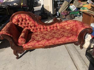 Rosewood Recamier / Couch / Sofa / Vintage