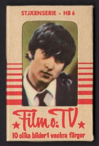 The Beatles - John Lennon - 1965 Dutch Hb Set 10 Gum Card Pack