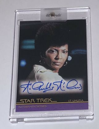 Star Trek The Movies In Motion A60 Nichelle Nichols As Lt Uhura Autograph Auto