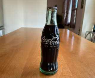 Vintage Coca - Cola 6.  5 Oz.  Bottle Middletown Conn.  Red Dot Cap