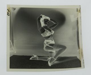 Bettie Page 1954 Camera Negative Bunny Yeager Silk Stockings & Garters 3