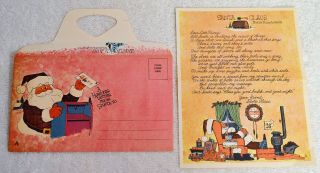 Vintage Dr Pepper Letter From Santa Version A With Envelope Christmas Holiday